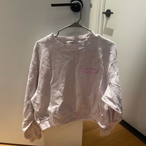 Cute pink madhappy cropped sweatshirt :)